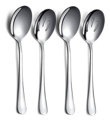 Cucharas For Servir Doradas 4 Piezas,cuchara For Servir,