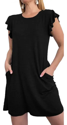 Vestido modal corto sale