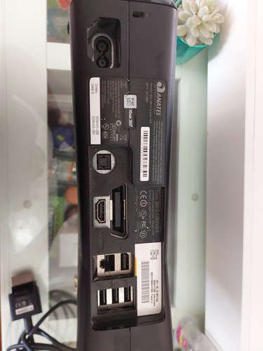 Imagen 5 de 5 de Xbox 360 Slim Negro Usado Consola 48 Juegos Dd 15 Gb Play