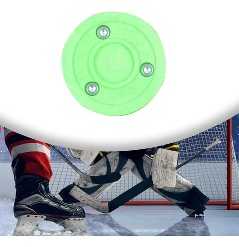 Disco De Hockey De Entrenamiento, Disco De Verde Claro