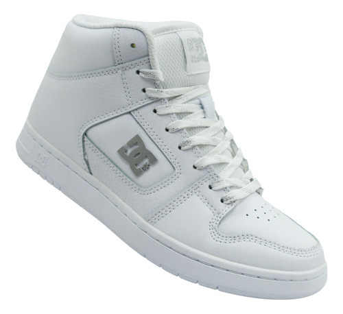 Tenis Dc Shoes Manteca 4 Hi Adjs100164 Ws4 White/silver