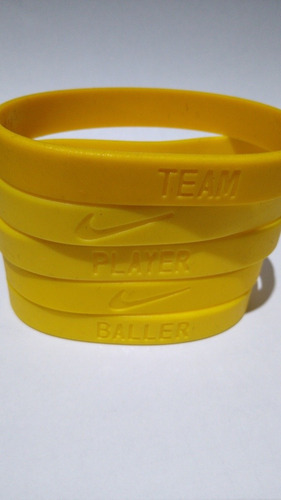 Pulsera Nike adidas Live Silicona Original Wrist Band Baller