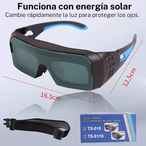 Gafas De Seguridad Para Soldar Con Oscurecimiento Automático