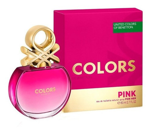 Perfume Importado Mujer Benetton Colors Pink - 80ml  