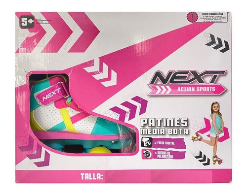 Patines Next Action Sport Media Bota Talla 25 Mx Multicolor