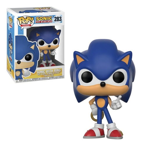 Figura de acción Funko Pop Sonic con anillo | Funko Pop Games