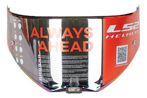 Su Mica For Espejo De Casco Ls2-ff390, Certificado Dot/ece