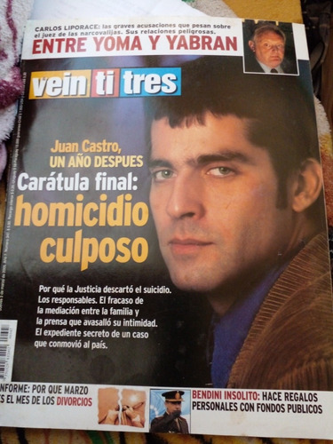 Revista Veintitrés Pappo Juan Castro 3 3 2005 N347