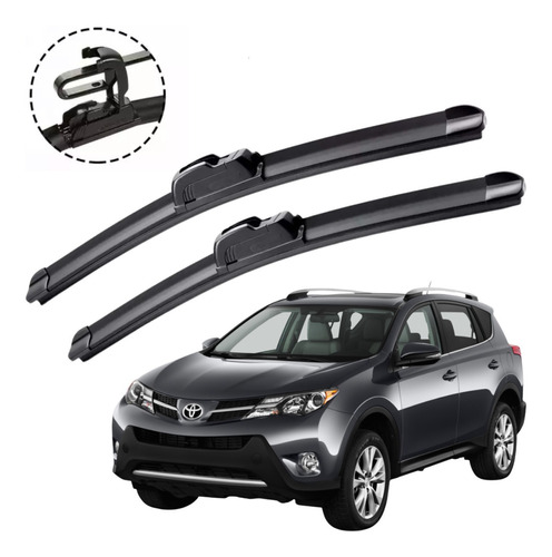 2 Plumas Limpiaparabrisas Reluvsa Toyota Rav4 2013