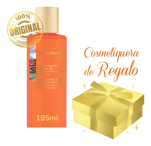 Aceite Protector Del Color Cabello 195ml Terramar+regalo!