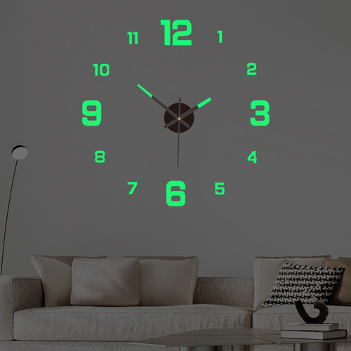 Reloj De Pared Creative Digital Linous Diy, Dorado, 80-130 C