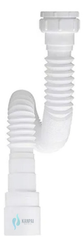 03 Tubo multiusos universal de acordeón ajustable para Tiger Color White