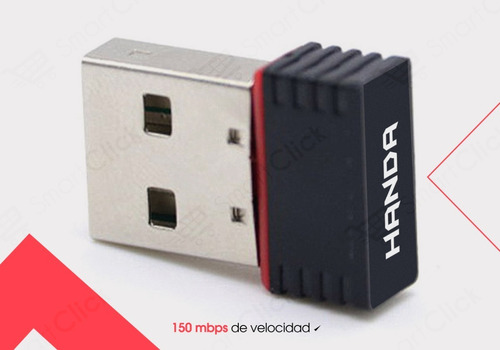 Imagen 5 de 10 de Adaptador Wifi Usb Pc Receptor Nano Realtek 2.4ghz 802.11n