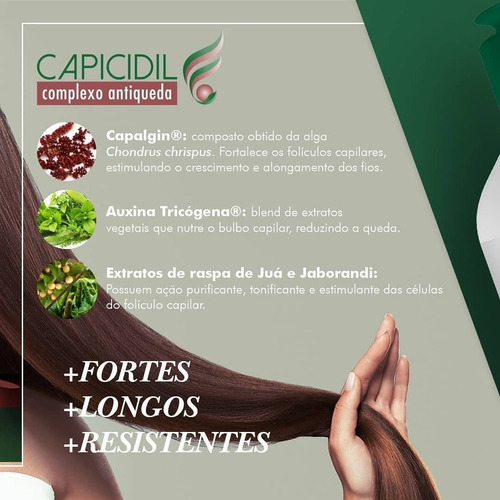 Kit Antiqueda E Crescimento Capicidil Panta Cosmetica