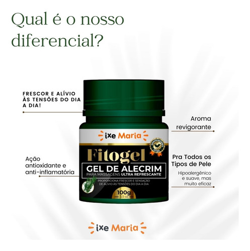 Super Kit 10 Alecrim Combate Dor No Corpo Muscular Juntas