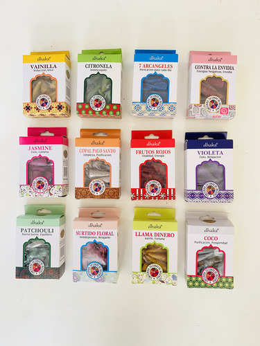 Incienso Mayoreo 120 Conos C/ Portaincienso Surtido Aromas