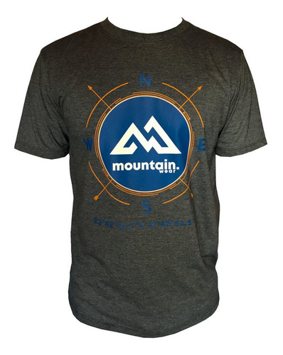 Camiseta Mountain Wear Cinza Mesclado / Cm01