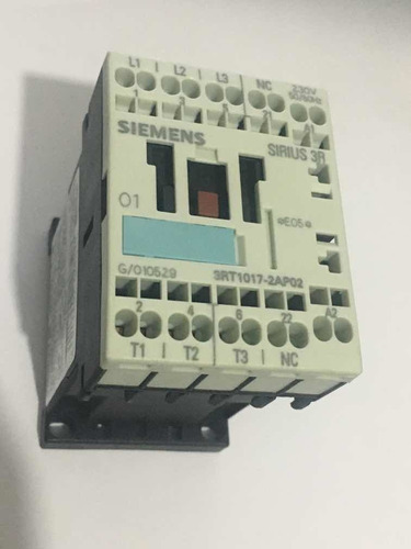 3rt1017-2ap02 230v Contactor Ac-3 5.5 Kw/400v Siemens