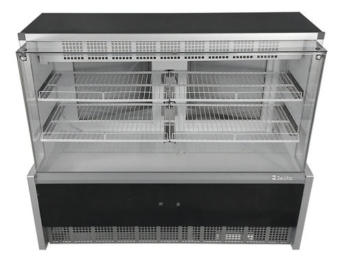 Balcão 1,40m Açougue Expositor Refrigerado Gelopar Gpea-140r Estilo De Vidro Reto 220v