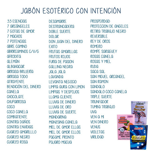 3 Jabón Esotérico - Titulos A Elegir, Igual O Combinados