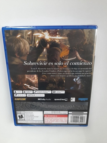 Resident Evil 4 Remake Standard Edition Capcom Ps5 Físico