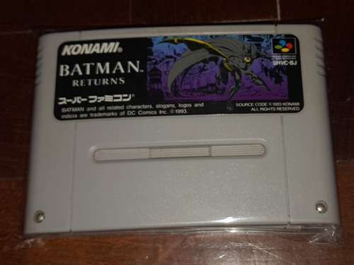 Juego Nintendo Batman Return Para Super Famicom Orig/jap 
