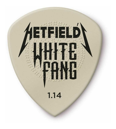 Uñetas Jim Dunlop Ph122p 1.14 White Fang X6