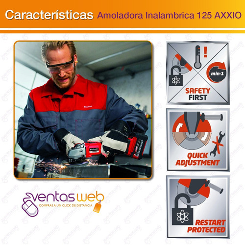 Imagen 5 de 10 de Combo Brushless Taladro Perctuor Atorn + Amoladora 125mm