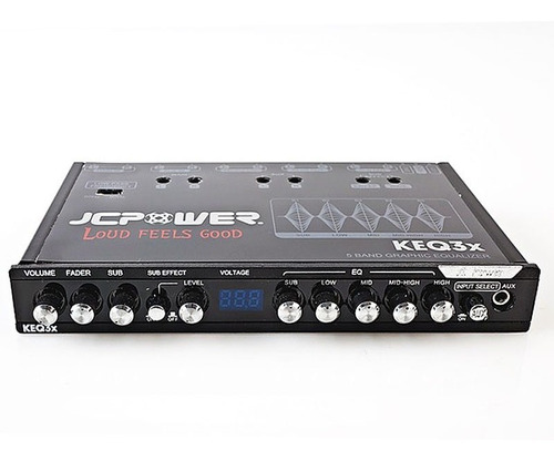 Ecualizador Con Epicentro Jc Power 5 Bandas Keq3x 8 Volts (Usado)