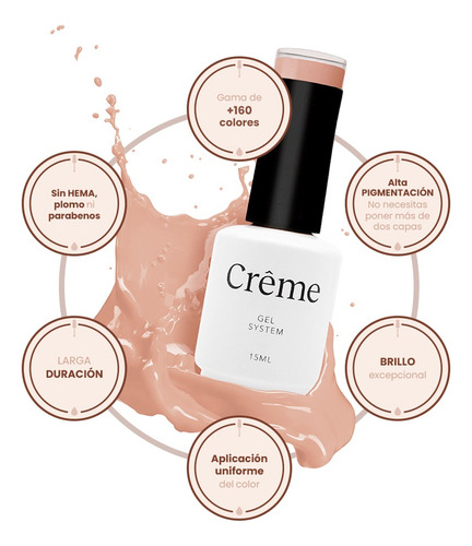 Kit Profesional Esmalte Gelish Lampara Uv Creme Todo En Uno