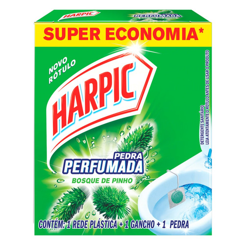 Imagem 1 de 1 de Detergente Sanitário Pedra Bosque de Pinho Harpic