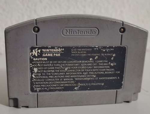 007 Golden Eye Para Nintendo 64 - N64 Con Manual (Usado)