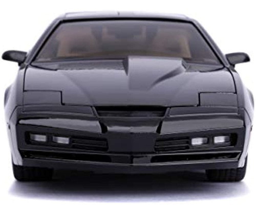 Kitt Knight Rider El Auto Increíble Jada Escala 1:24 Con Luz Negro