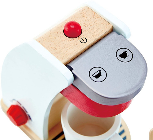 Imagen 4 de 7 de Cafetera Juego De Cocina De Madera Con Accesorios De Hape