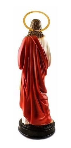 Imagem Escultura Sagrado Coração De Jesus 37cm