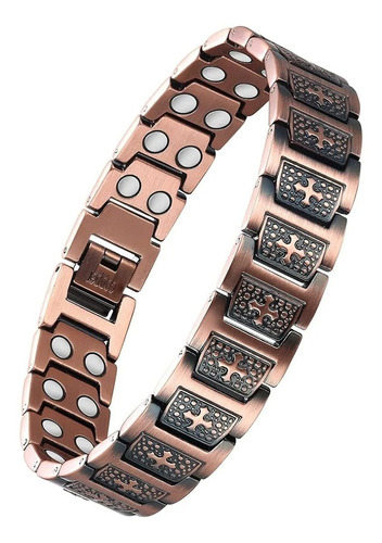 Hombres Pulsera Cobre Pulseras Magnéticas Alivio Del Dolor