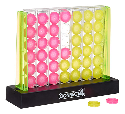 Hasbro Gaming Connect 4 Neon Pop Juego De Mesa De Estrategi