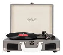 Comprar Tocadisco Discos Vinilos Vintage Sd Aux Gadnic 3 Velocidades