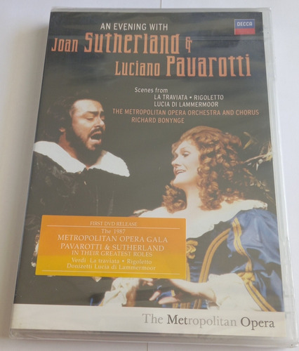 Dvd An Evening With Joan Sutherland & Luciano Pavarotti