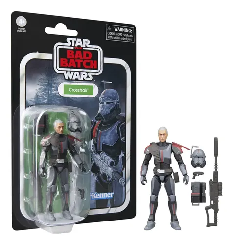 Boneco de ação vintage de Star Wars The Bad Batch Crosshair