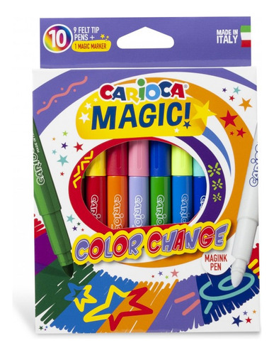 Plumones Magic Colorchange 10 Colores Carioca