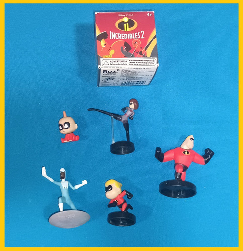 Los Increibles 2 Figura Misteriosa 5 Figuras Diferentes 