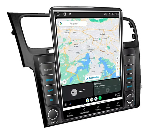 Central Multimidia Tesla Golf Mk7 Android 2gb 32gb Carplay