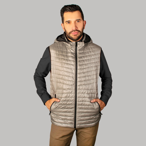 Chaleco Hombre Doble Vista Capucha Desmontable Greenlander