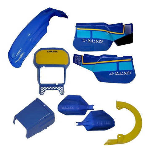 Kit Carenagem Adesivado Tenere 600 Azul 89 - Marca Paramotos