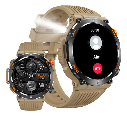 Reloj Inteligente Militar, Pantalla Táctil Completa De 1.46