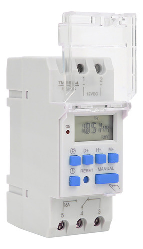 Interruptor Temporizador Semanal Lcd De 12 V Dc 16 A Con Con