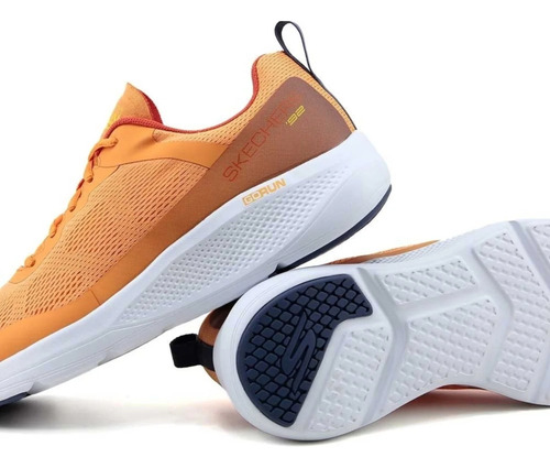Tênis De Corrida Masc Go Run Elevate Cabedal Mesh Skechers