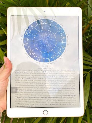 Imagem 2 de 3 de Mapa Astral Ilustrado Em Pdf Para Imprimir Astrologia