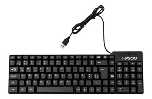 Imagem 5 de 9 de Kit Teclado E Mouse Basico Com Fio Usb
